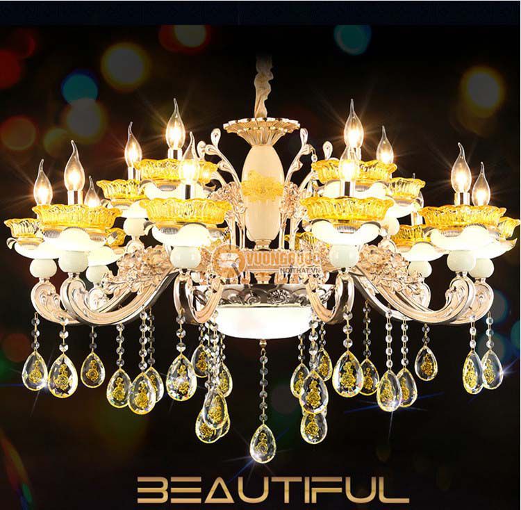 Đèn chùm pha lê nến trang trí nhập khẩu CM226-1